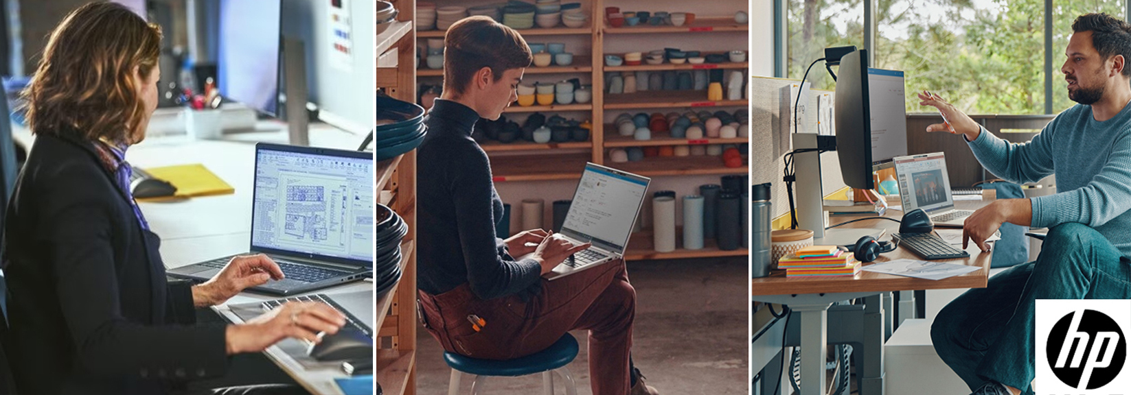 HP laptop testing across Scandinavia